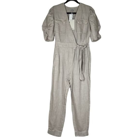 NWT NEW Joie Leroy Linen Jumpsuit in XS - Picture 6 of 9